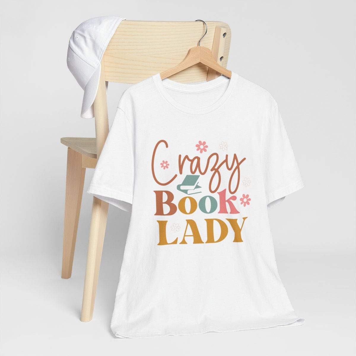 Book Lover T-Shirt Crazy Book Lady  Expressive Apparel Funny Thoughtful Gifts