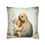 Miniatura: Virgin Mary Pink Roses Throw Pillow cover Madonna & Child Religious Art Decor 
