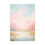 Miniatura: Pastel Lake Sunset Landscape Art Canvas Wall Hanging Watercolor Artwork 