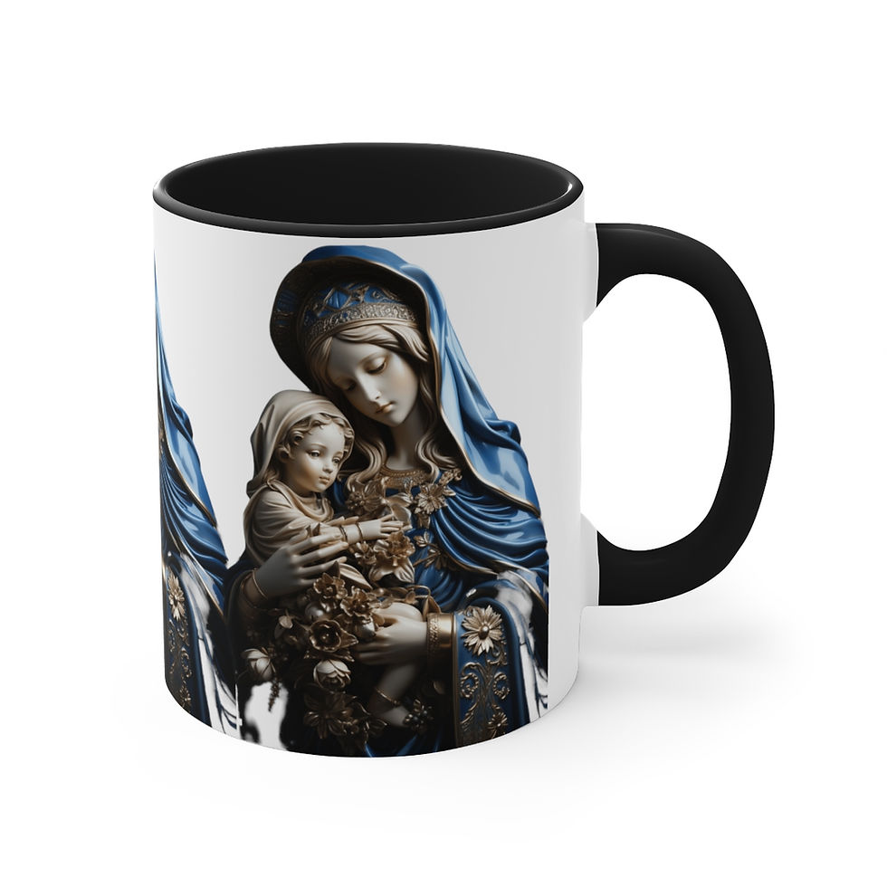 Thumbnail: Madonna and Child Coffee Mug Virgin Mary Catholic Art Mug Religious Gifts