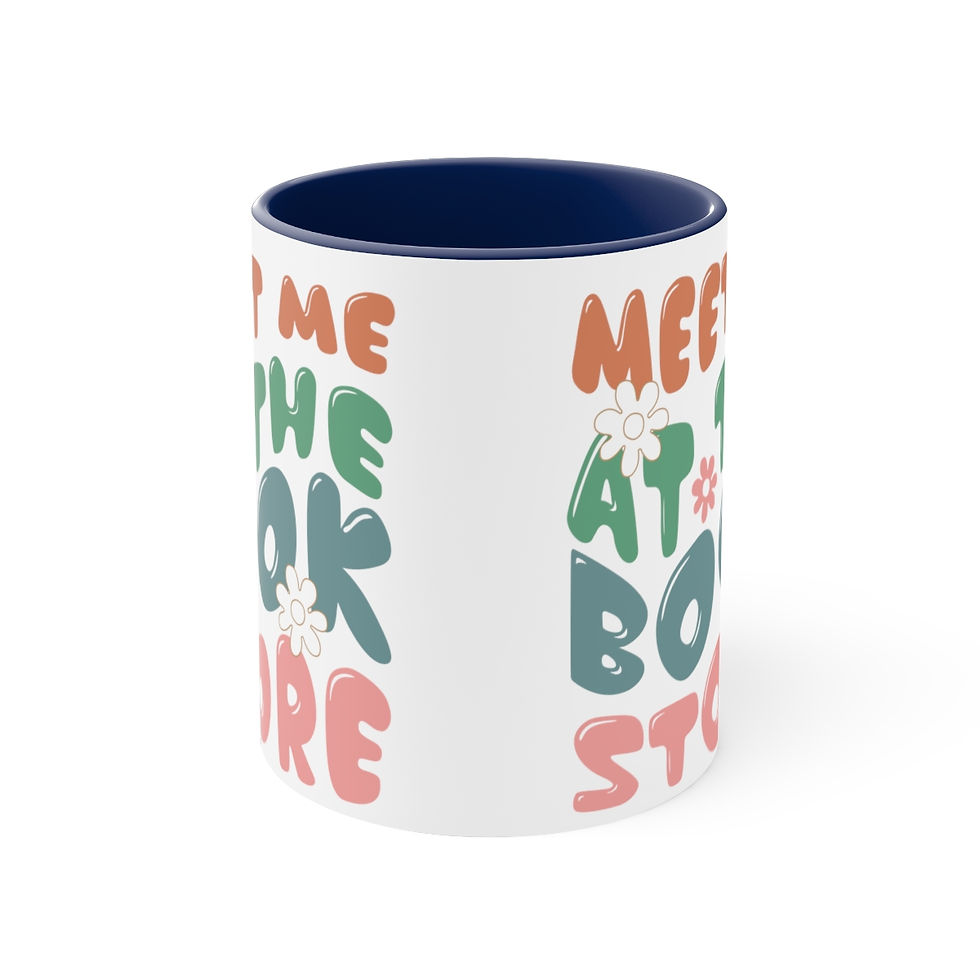 Thumbnail: Book theme Coffee Mug Meet Me at the Bookstore Reading Lover Thoughtful gifts