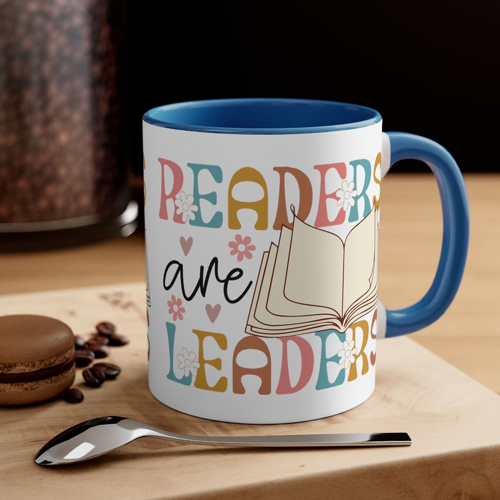 Thumbnail: Book theme Coffee Mug Readers are Leaders Reading Lover Thoughtful gifts