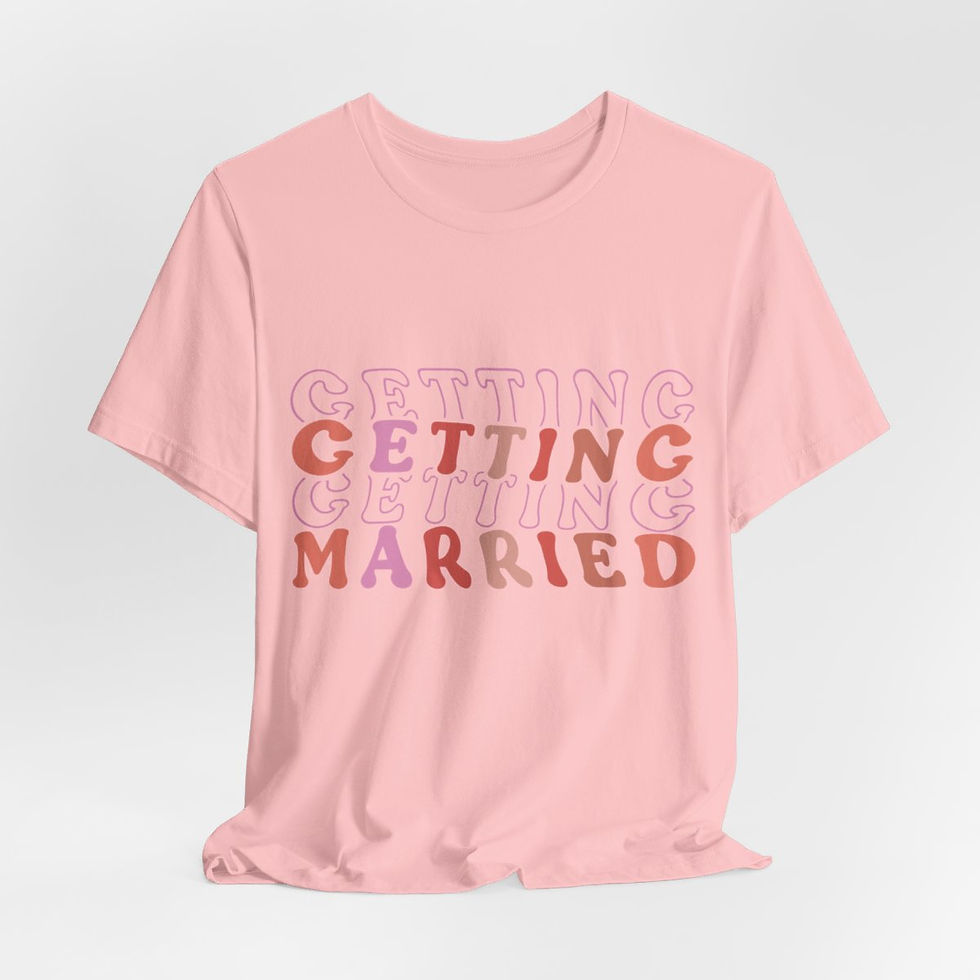 Thumbnail: Getting Married T-Shirt Bride Bridesmaid Bachelorette Retro Art Expressive Gifts
