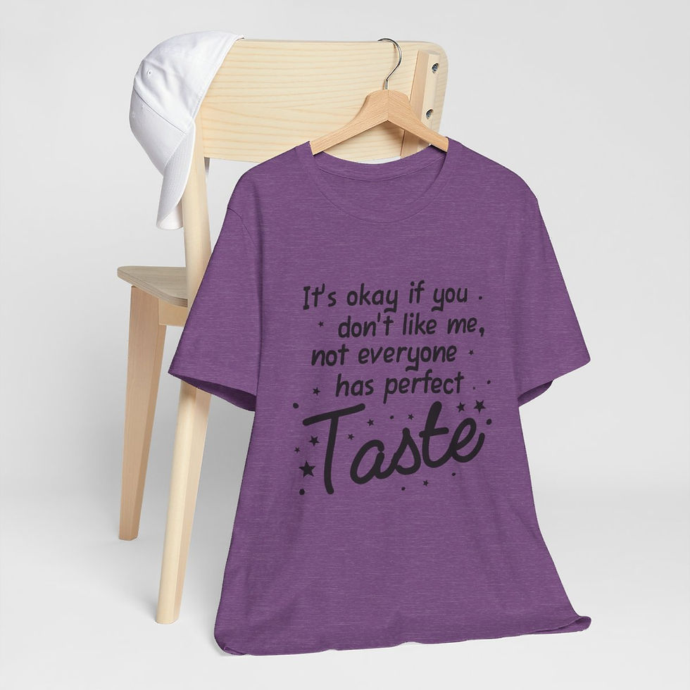 Thumbnail: Sarcastic T-Shirt It's OK If You Don't Like Me Unisex Art Tee Artistic Gifts