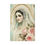 Thumbnail: Shabby Virgin Mary Canvas Art Vintage Pink Lavender Roses Pastel Religious Decor
