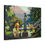 Thumbnail: Canvas Art Deco Women Mountains Lake Flowers Robert Atkinson Fox style Decor 