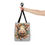 Miniatura: Shabby Boho Pig Tote Bag Farmhouse Pig Lover Expressive Gift
