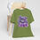 Miniatura: Artistic Cat T-Shirt Shabby Boho Purple Kitten Art Hippie Cat Lover Gift