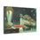 Thumbnail: Canvas Art Deco Woman Lake Swans Vase of Flowers R Atkinson Fox Style Wall Decor