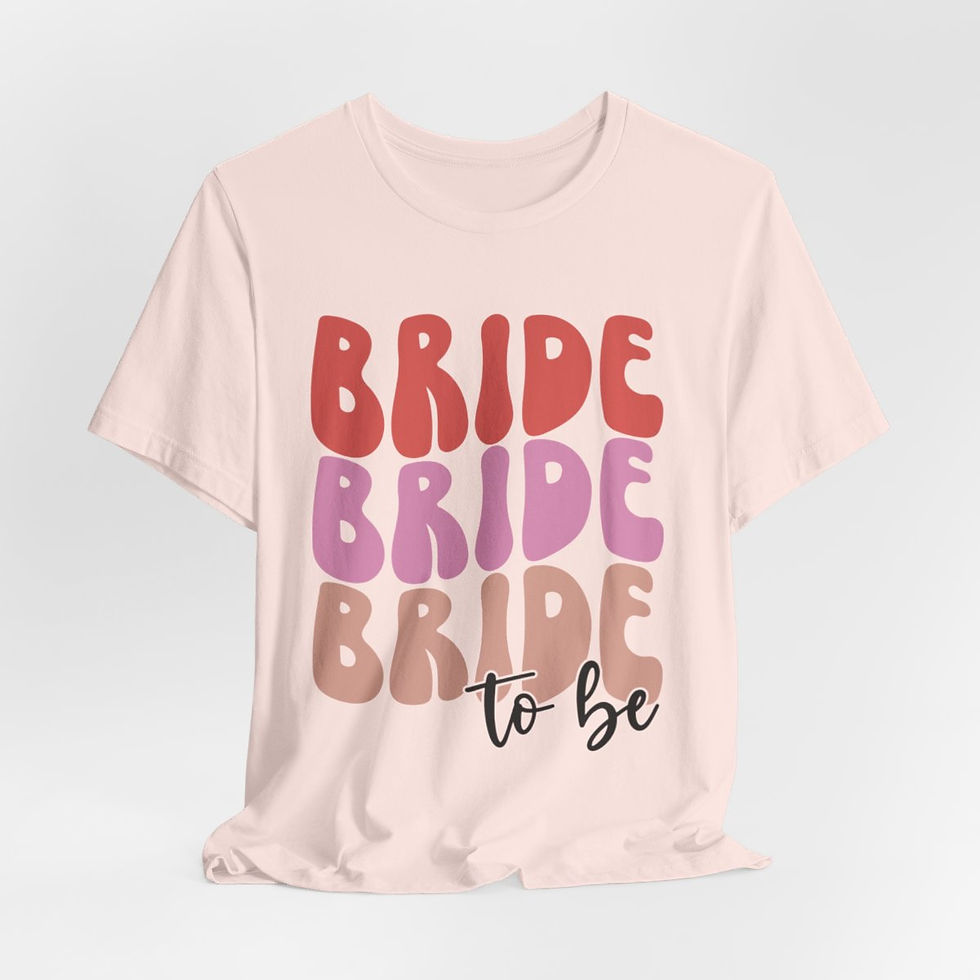 Thumbnail: Bride to Be T-Shirt Bridesmaid Bride Bachelorette Bridal Party Retro Art Tee