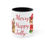 Miniatura: Retro Kitten Christmas Coffee Mug 1950s Merry Happy Jolly Cat Lover Holiday gift