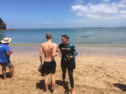 Jordy Wilson with Chris Marshall