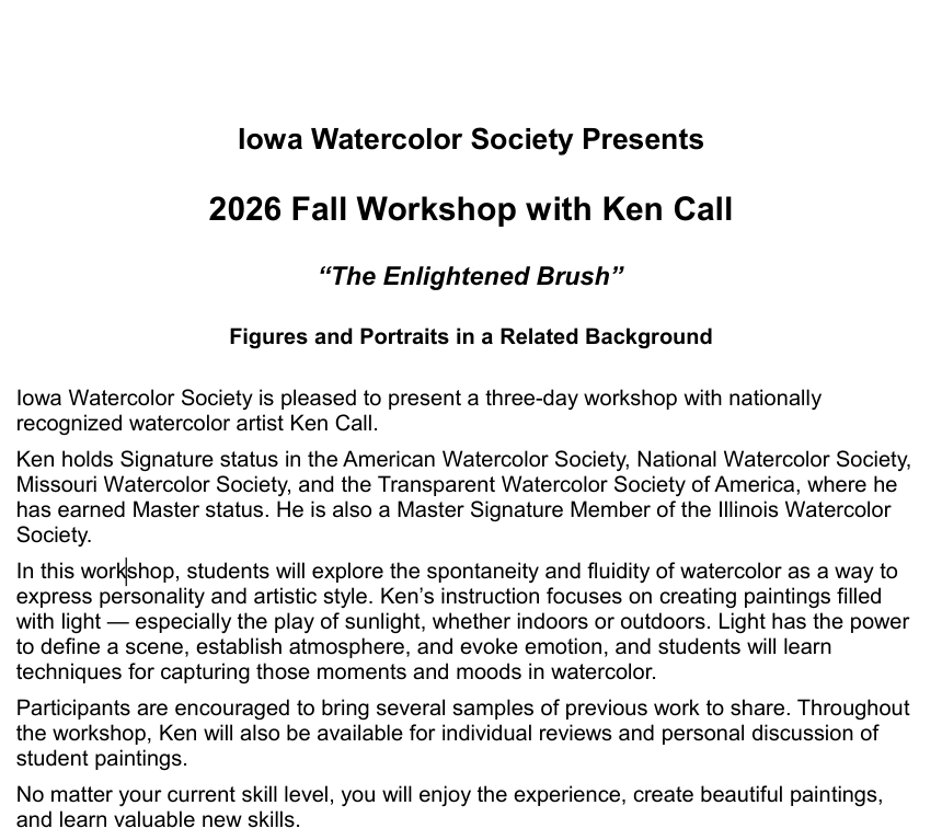 IWS - Ken Call - 2026 Fall Workshop.png