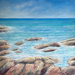 I sit upon the lonely rocks