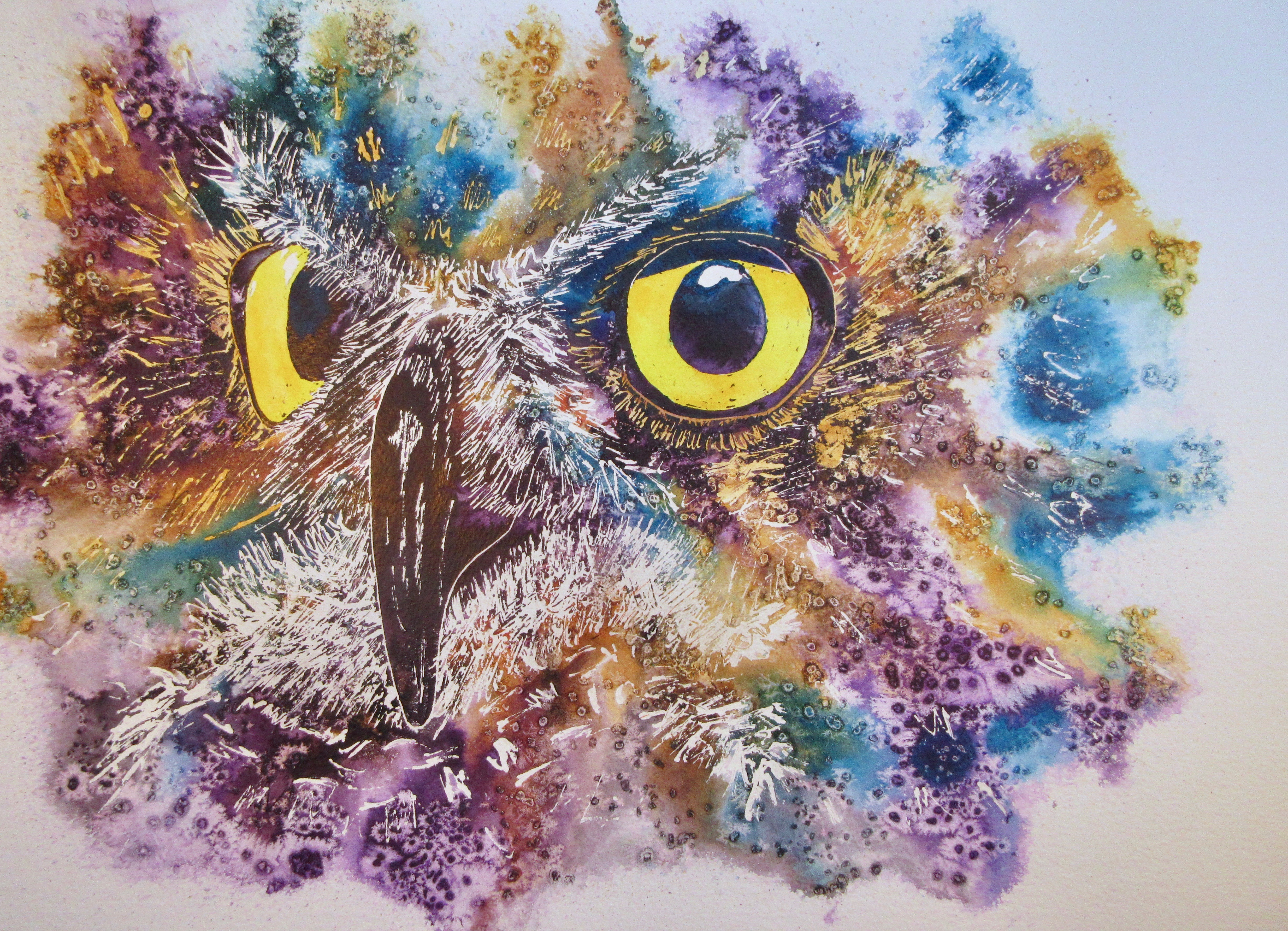 Then nightly sings the staring owl