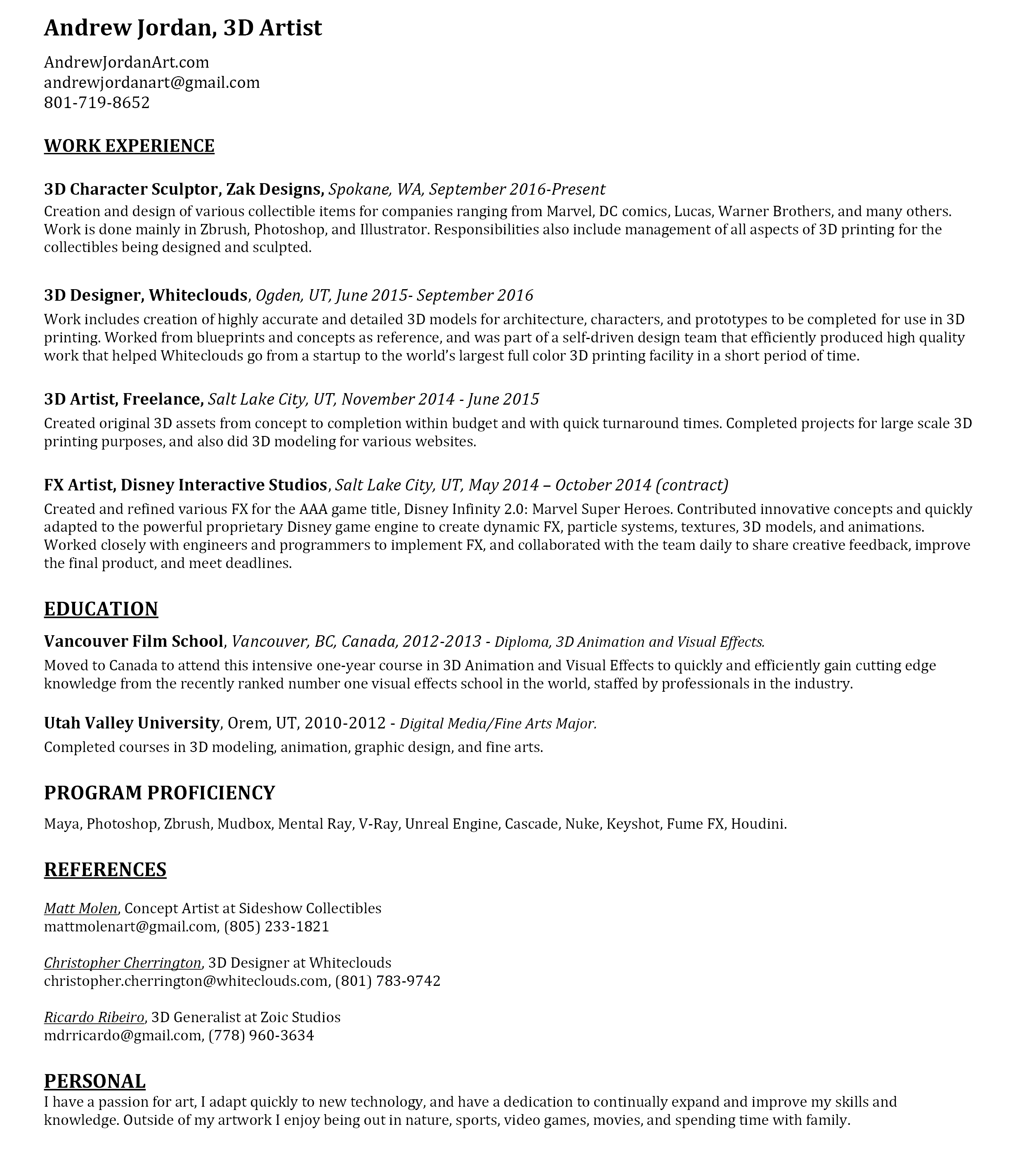 3d Character Animator Cover Letter - sarahepps.com - 3d Character Animator Cover Letter - sarahepps.com -