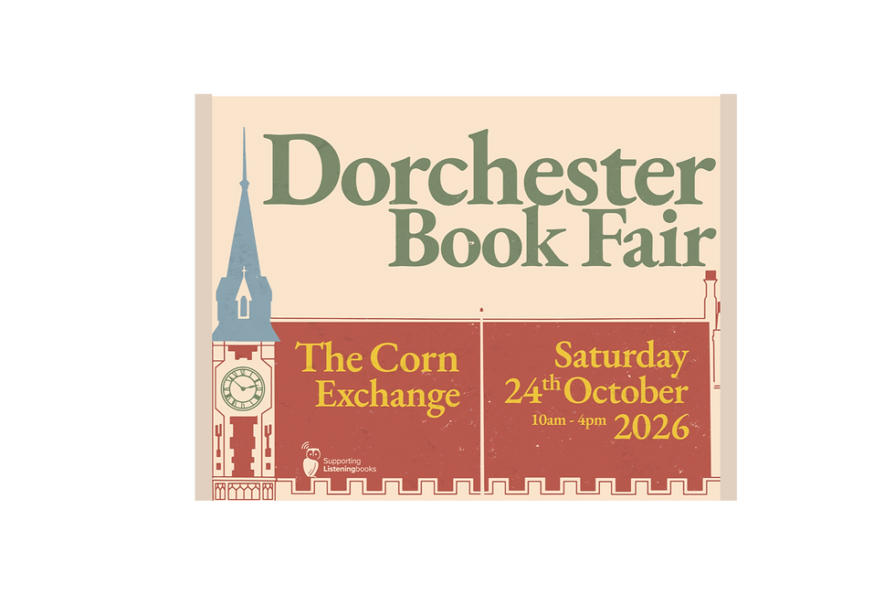 Dorchester Book Fair - 24th October