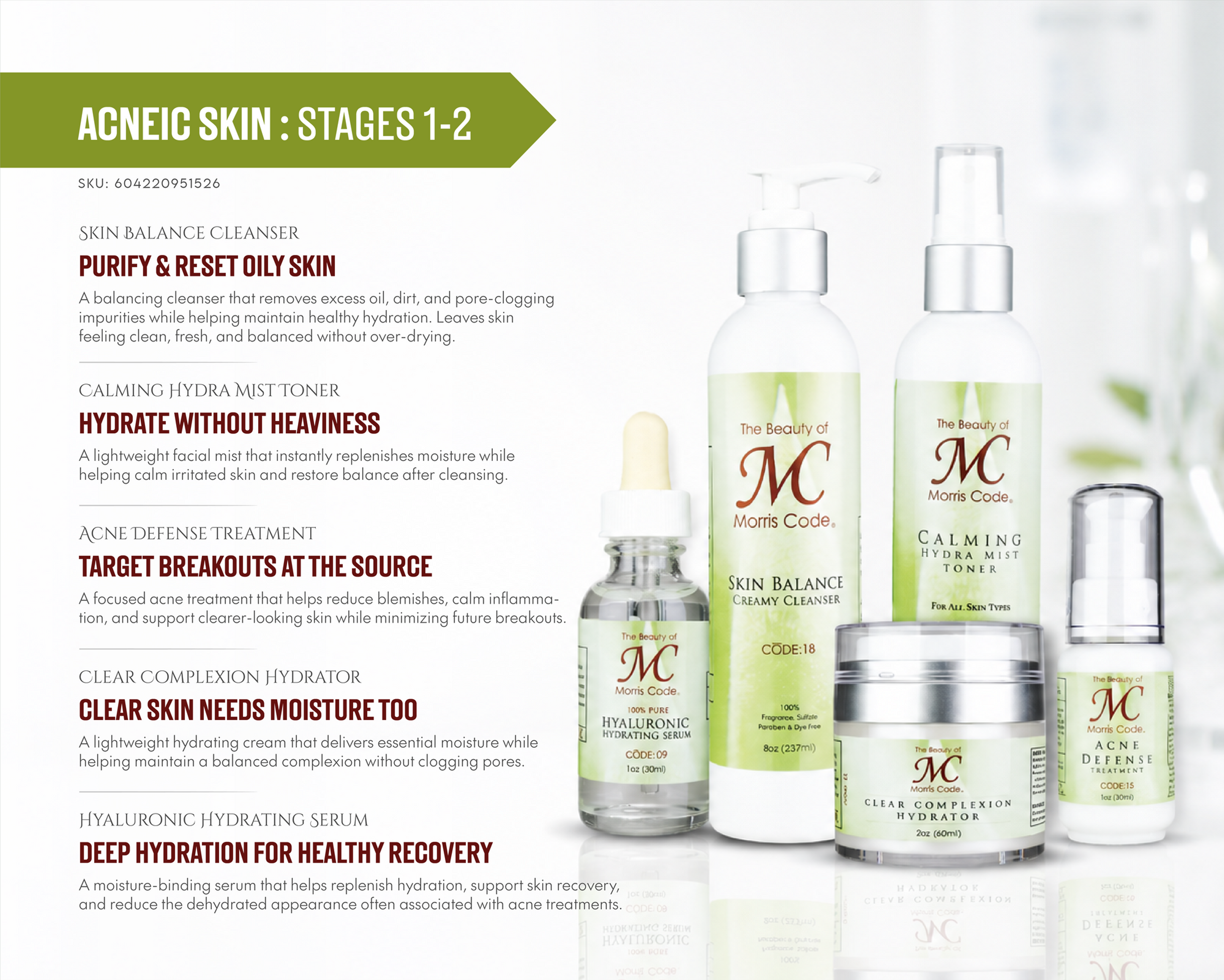 Acne Skin Stages 1-2 Skin Care System