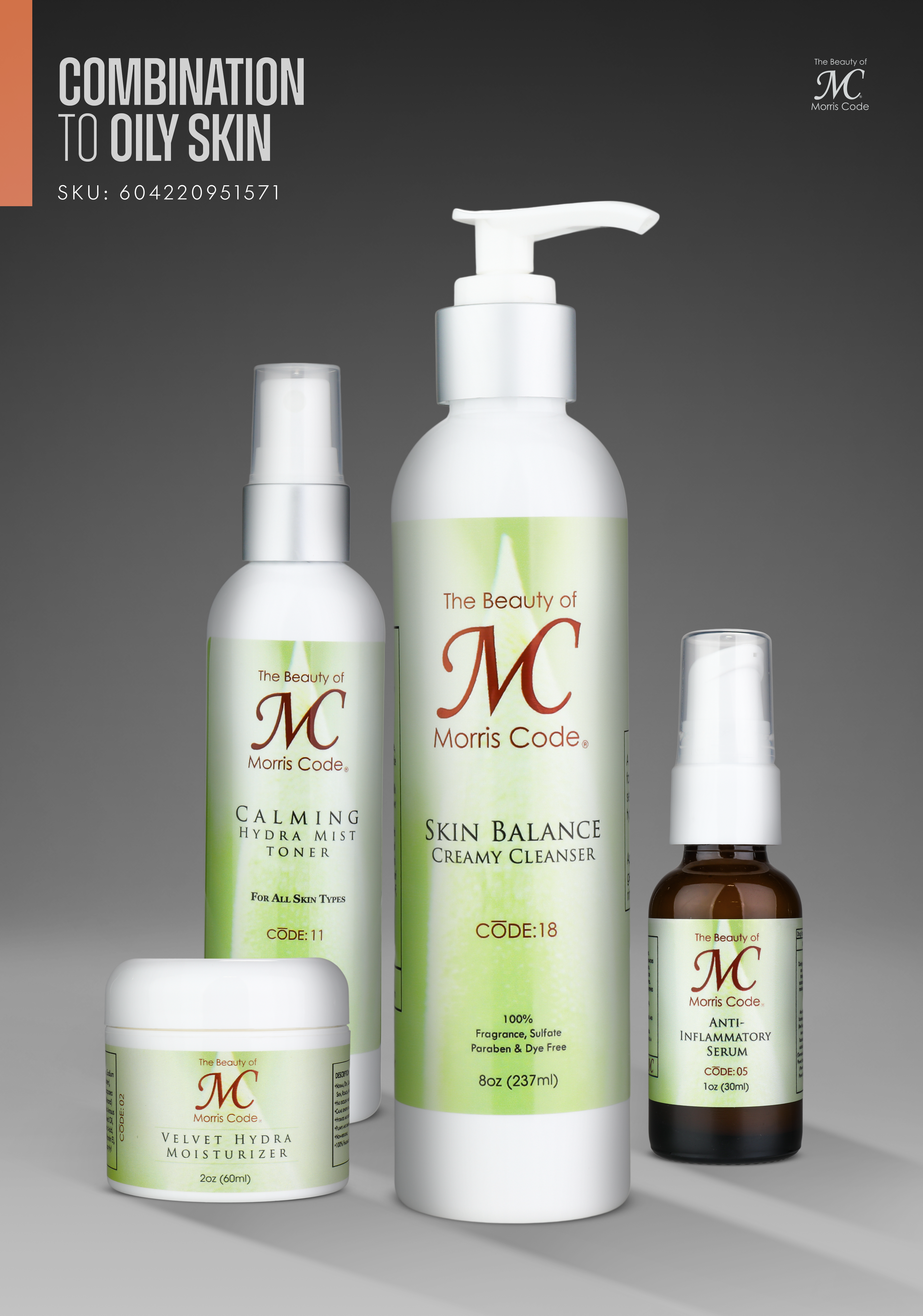 Combination to Oily Skin Care System