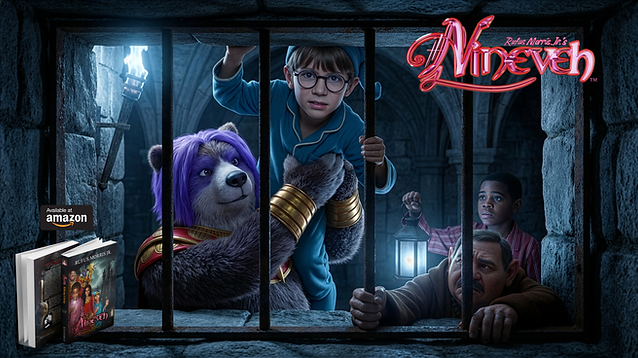 Brandon Alicenia Michael try to escape dungeon scene