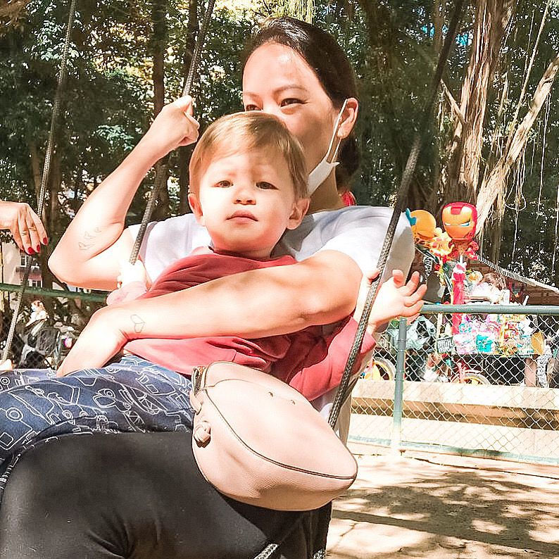 Meu filho pediu colo 