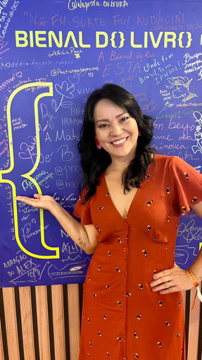 Geovanna Tominaga na Bienal do Livro Rio 2025