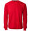 Thumbnail: Red plain sweatshirt front image