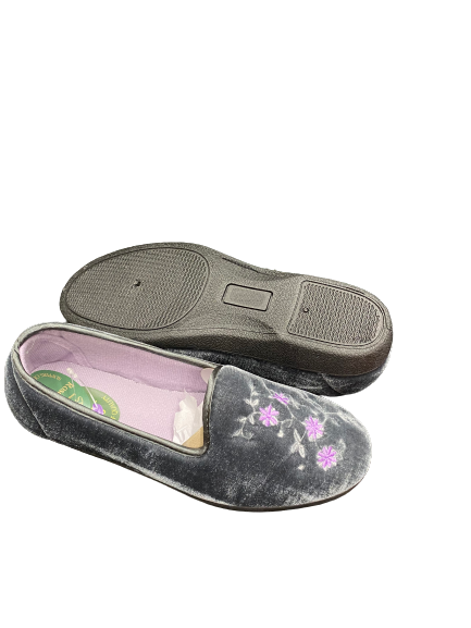Ladies "Rachael" full slipper in Grey or Purple