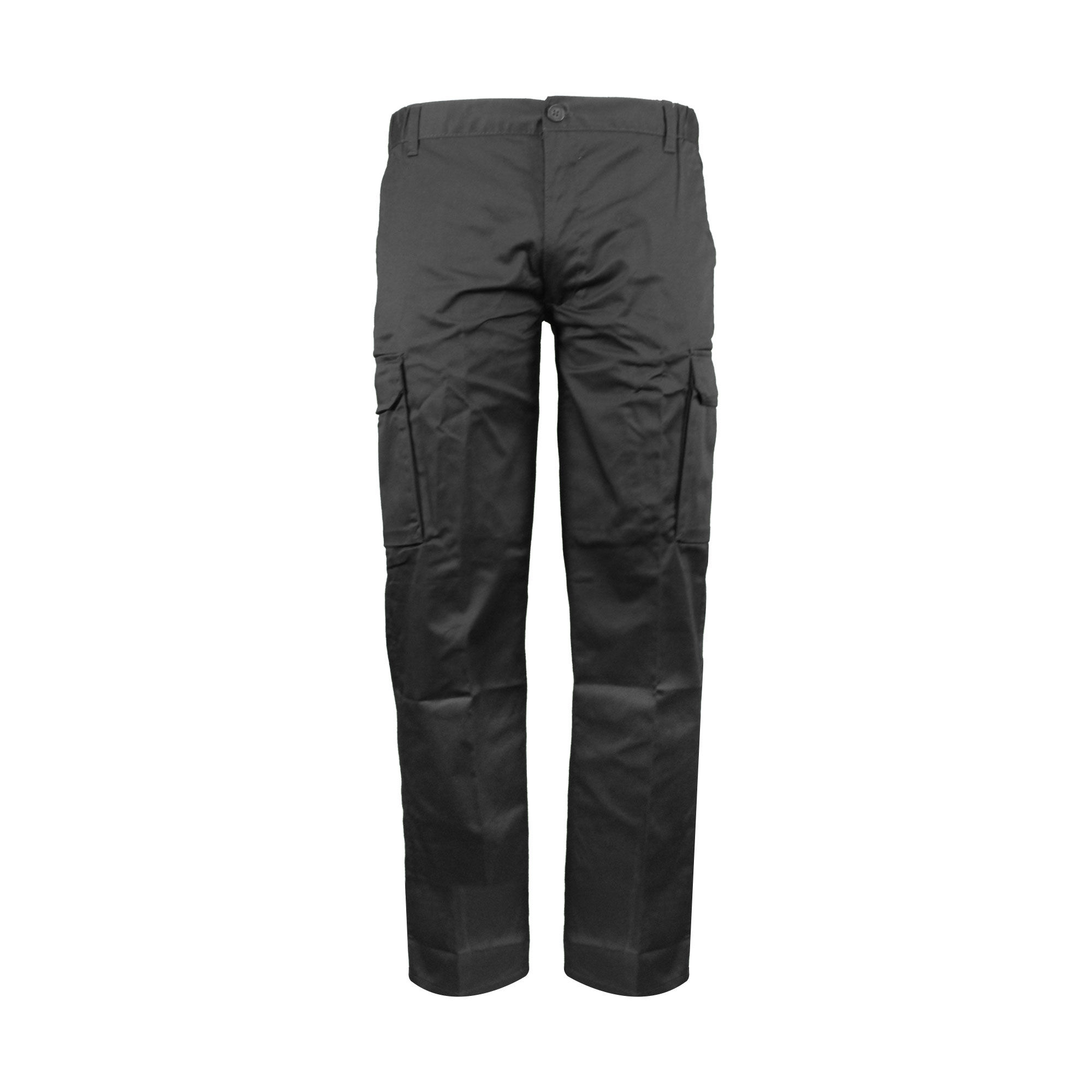 Warrior men’s black cargo trousers