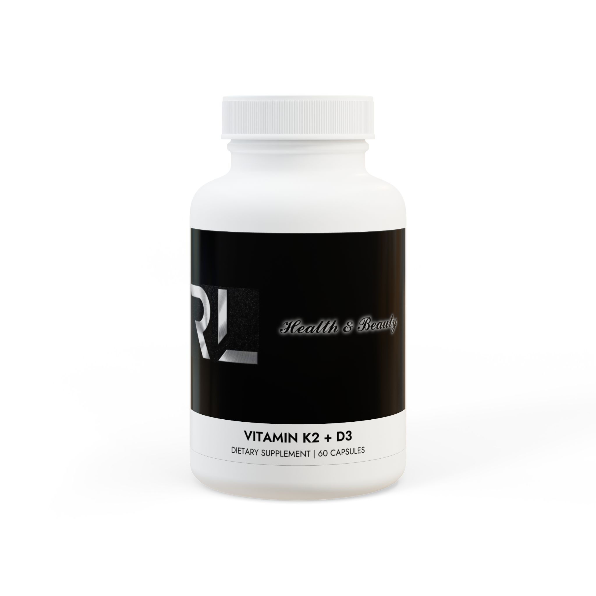 RL Health & Beauty  Vitamin K2 + D3 Supplement (60 Capsules)