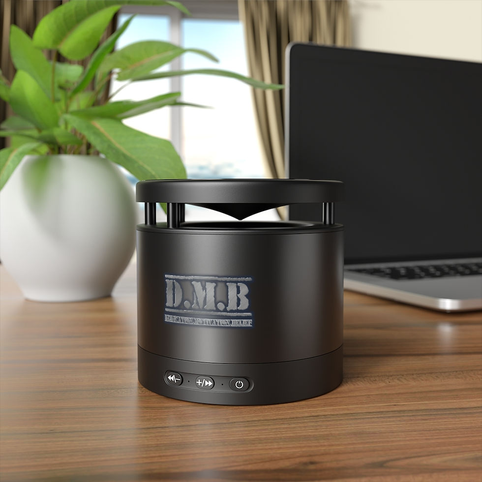 Thumbnail: D.M.B. Metal Bluetooth Speaker and Wireless Charging Pad