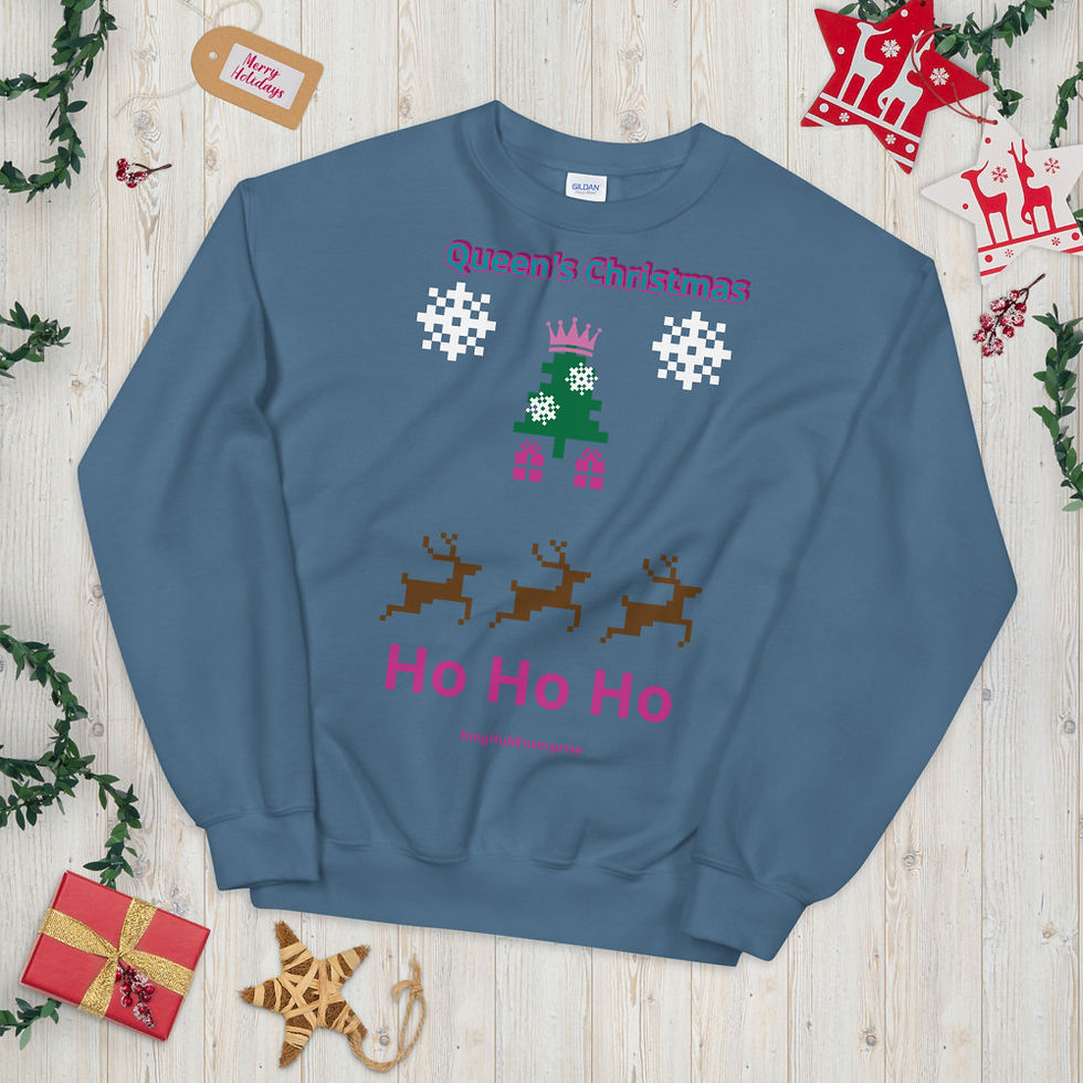 Thumbnail: Queen's christmas - Unisex Sweatshirt copy