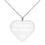 Thumbnail: "I love you my Queen" -Engraved Silver Heart Necklace