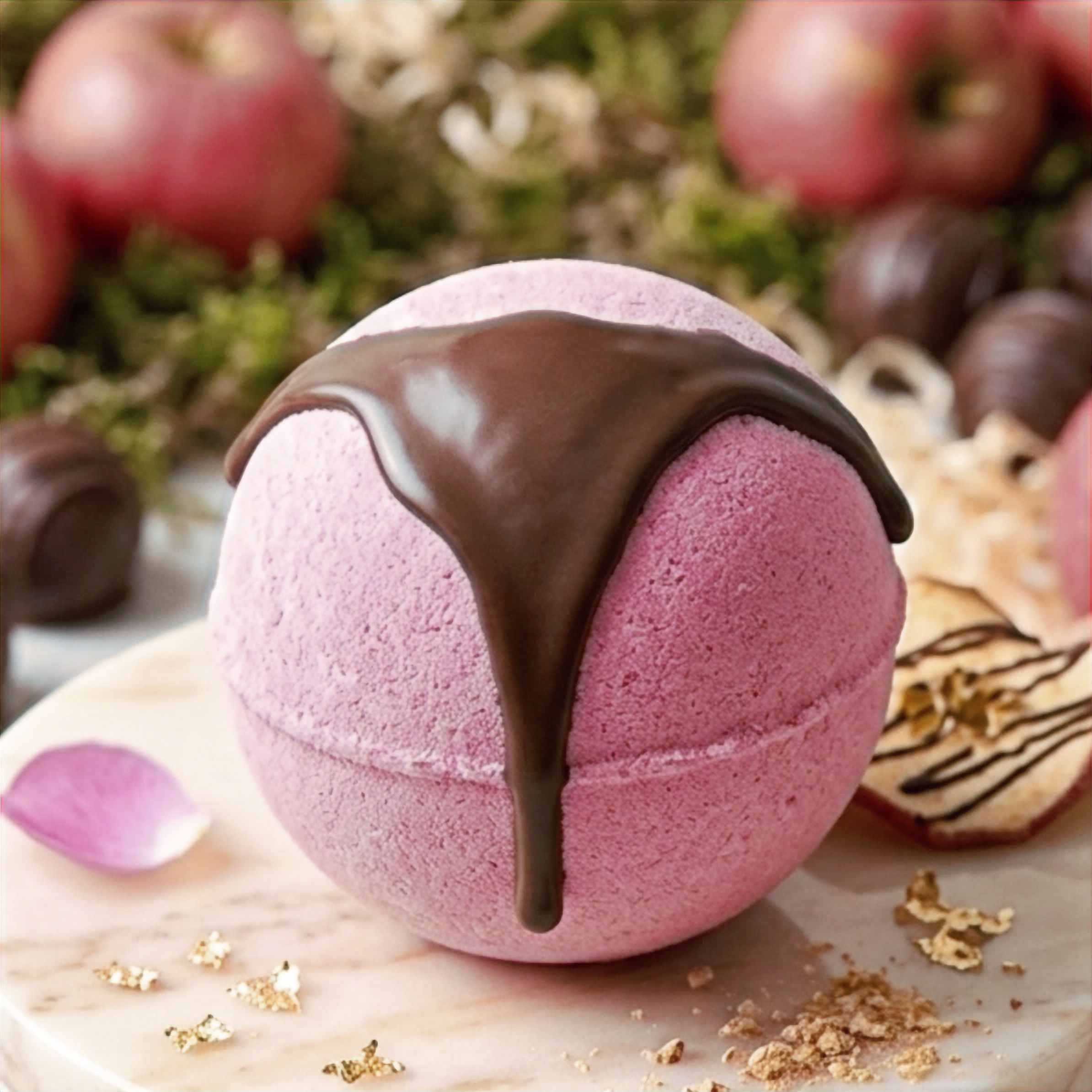 Chocolate Apple Bath Bomb