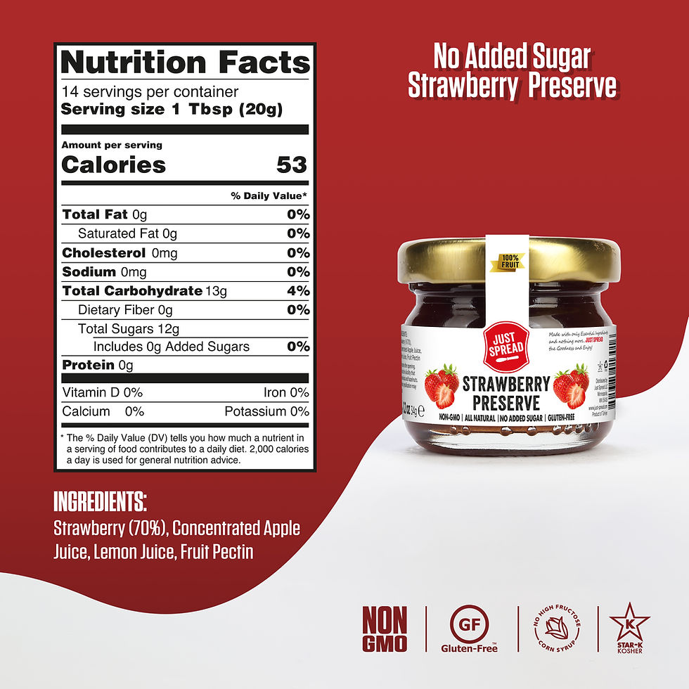 Küçük resim: Strawberry Preserve 1.2 oz Pack of 36