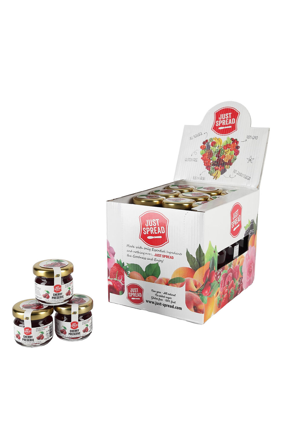 Küçük resim: Cherry Preserve 1.2 oz Pack of 36