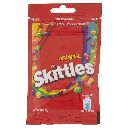 Thumbnail: 1x Skittles Original Candy 40g Real Fruits Juice Candy