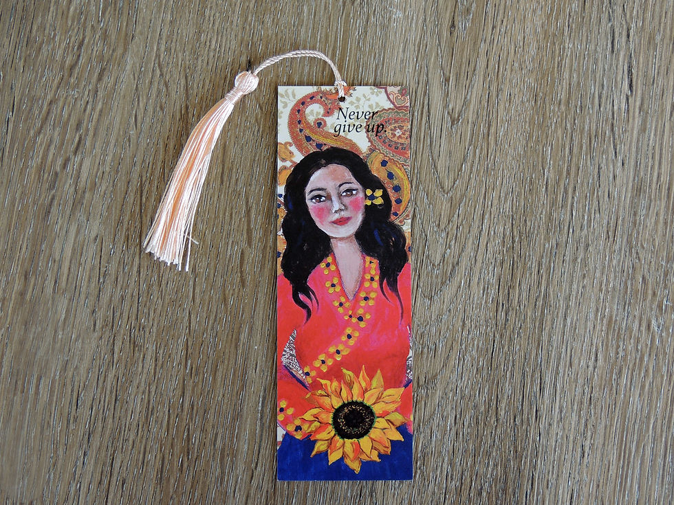 Thumbnail: Never Give Up Bookmark