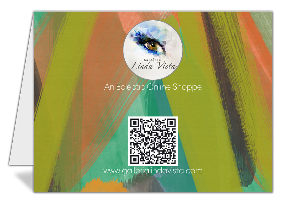 Thumbnail: Bean Bliss 5.5x4.25 Blank Folded Note Card with Envelope