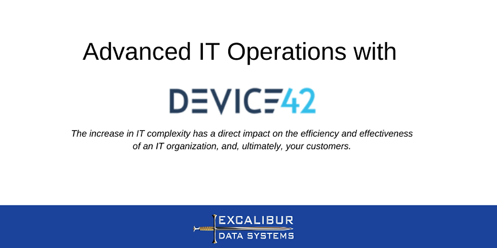 Advanced IT Operations with Device42