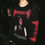 Miniatura: "Schizo" long sleeve with 3D bloody letters
