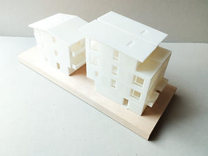 3 and 4 story apartment model