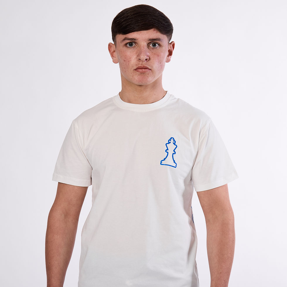 Thumbnail: Signature King T-shirt - White/Blue