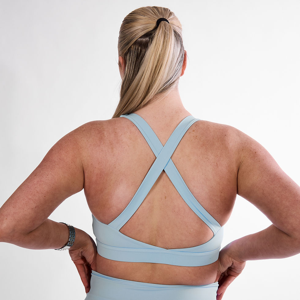 Thumbnail: Capital Contour Sports Bra - Baby Blue