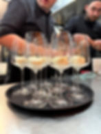 Hier wartet der Aperitif für unsere Gäste