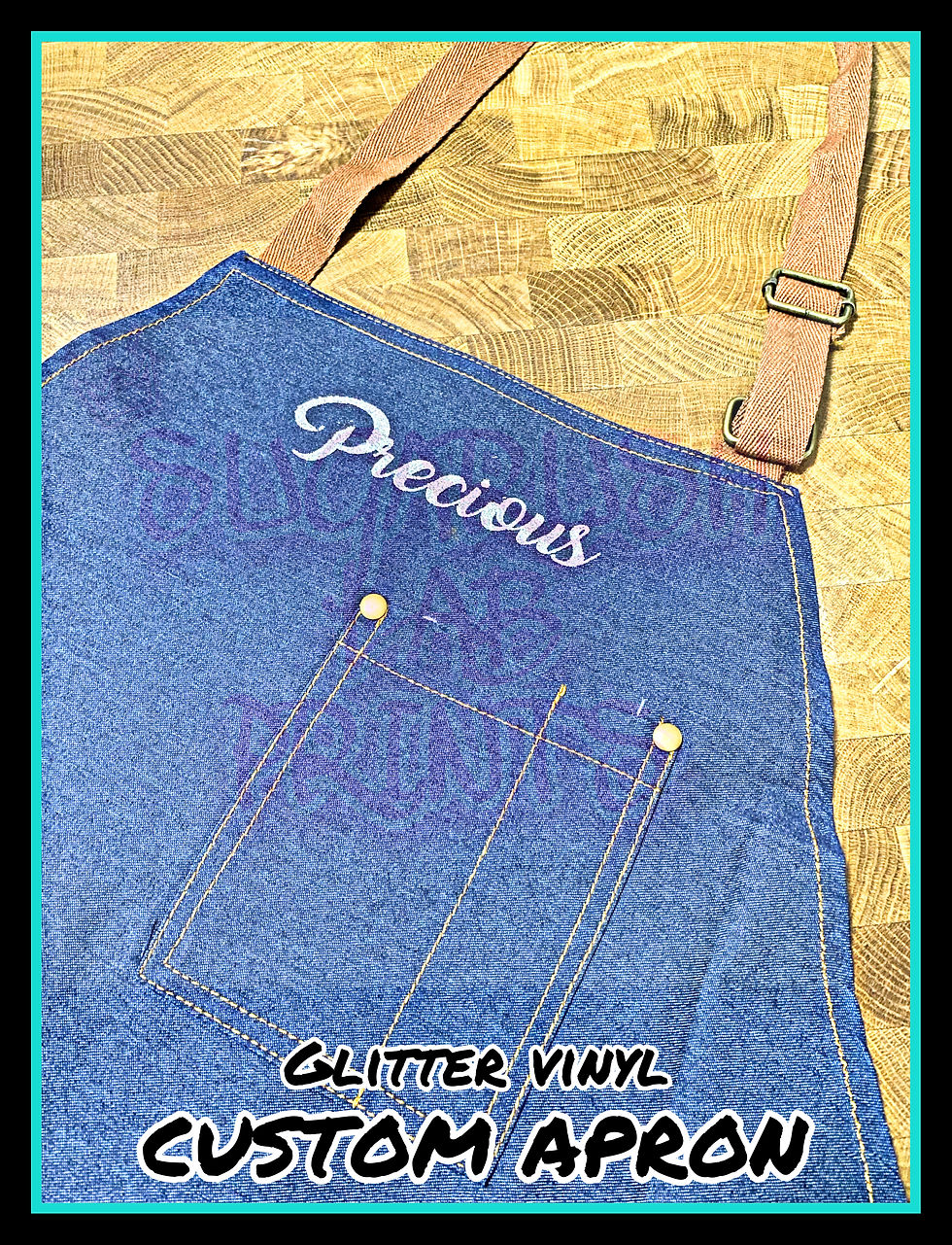 Thumbnail: Personalised/Customised denim apron