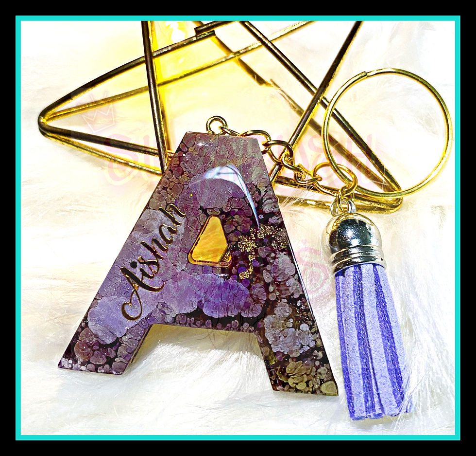 Thumbnail: Handmade Resin Alphabet