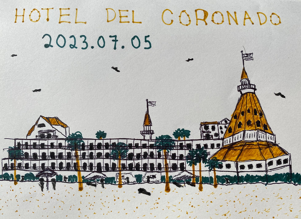 Hotel del Coronado - Sketch