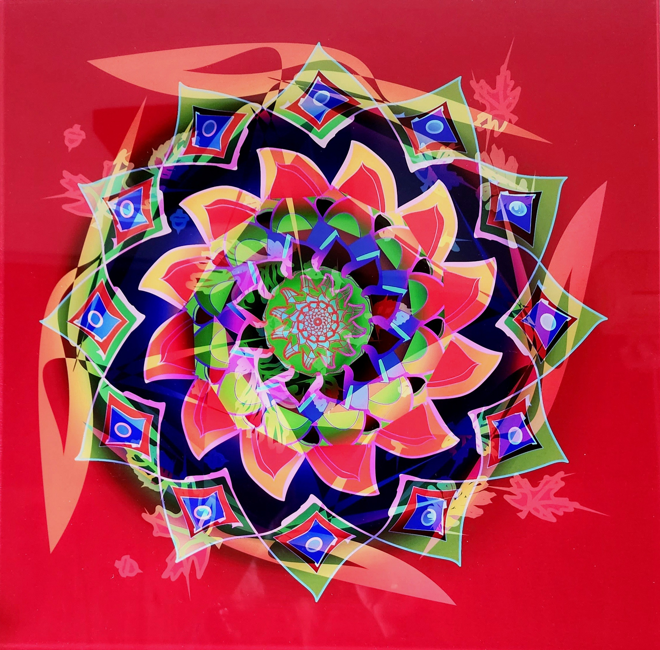 Mandala Rojo Indio
