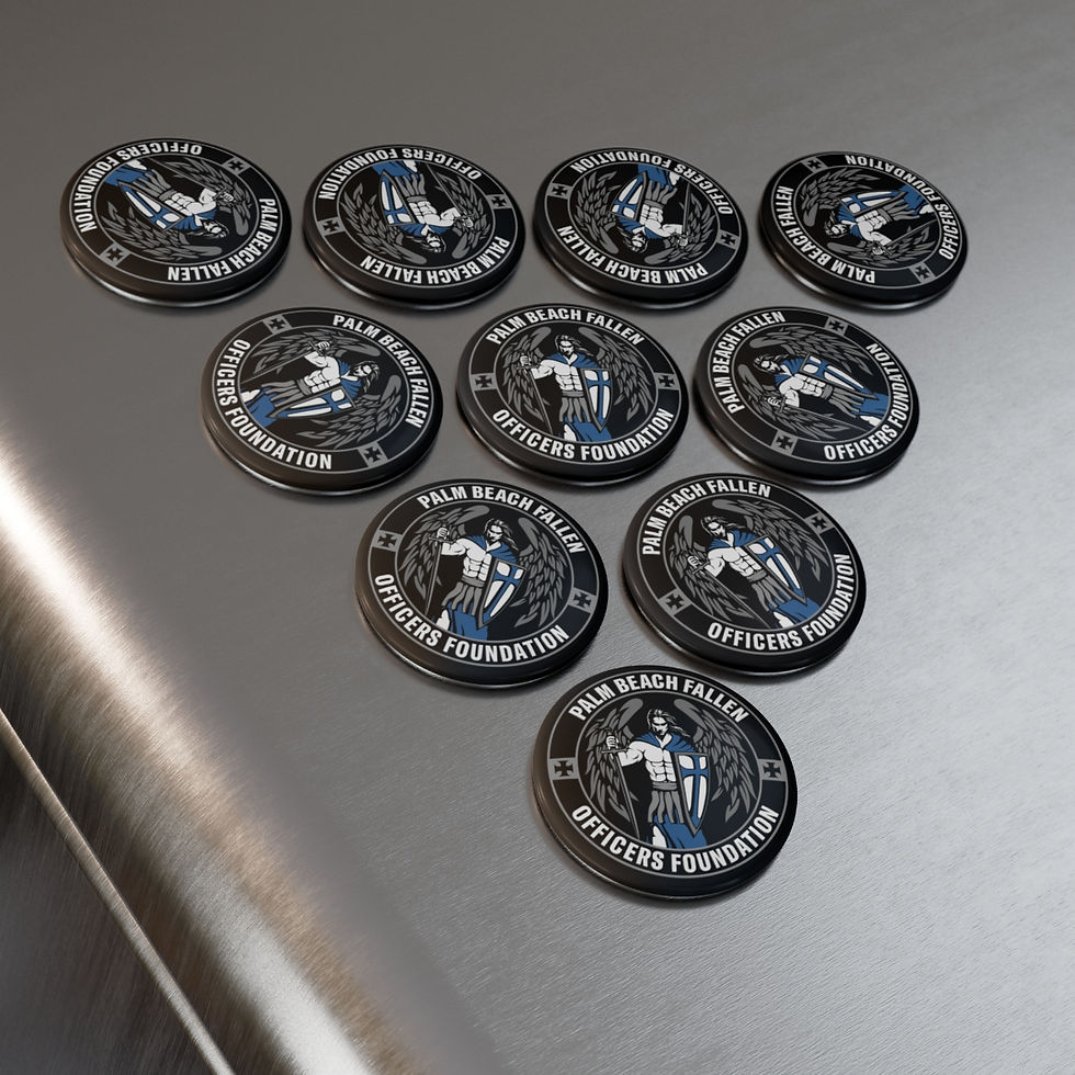 Thumbnail: PBFOF Button Magnet, Round (1 & 10 pcs)